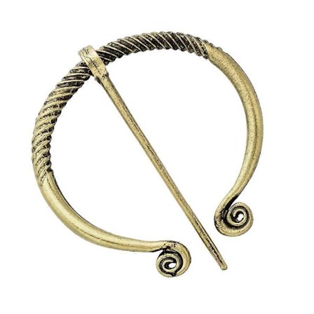 Vintage Viking Norse Spenne Brosje Sjal Skjerf Middelalder Pins Smykker Bronse (LGL)