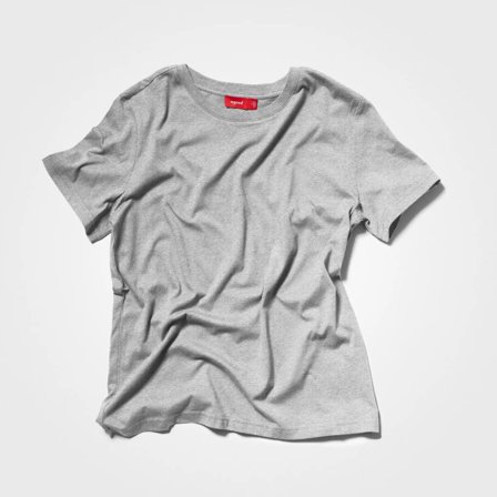 Heather Grey T-Shirts for Women, Sustainable & 100% Circular, Small