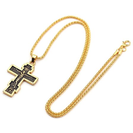 Stilsäkert Elegant Halsband Jesus Kors