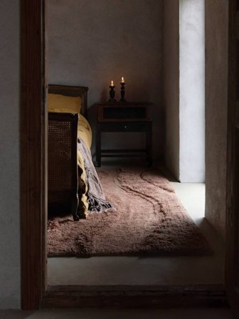 Stray 200X300 Brun Abstrakt Uldtæppe