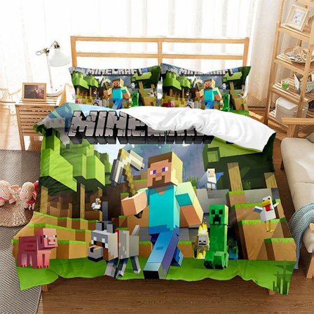Minecraft Sengesæt 150x200cm 11281 Multicolor{HONGDE} Multicolor