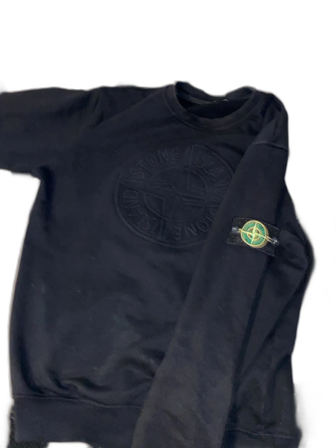 Svart sweatshirt från Stone Island