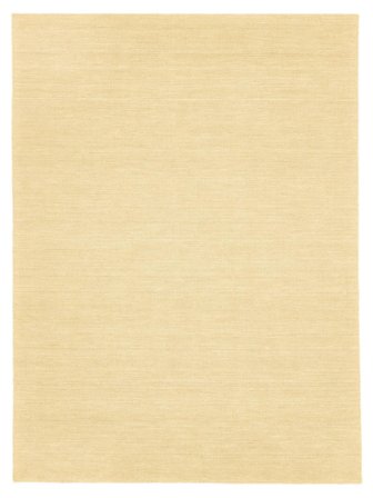 Uni Handloom Flat Tapis - Jaune Poudré 200X300 Laine, Dans Un Style Moderne