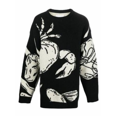 Jil Sander Jil Sander Sweaters Sort, Herre