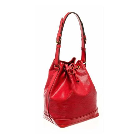 Louis Vuitton Vintage Pre-owned Louis Vuitton Red Epi Leather Noe Shoulder Väska röd, Dam Vintage Väskor, Dam, Storlek: ONE SIZE