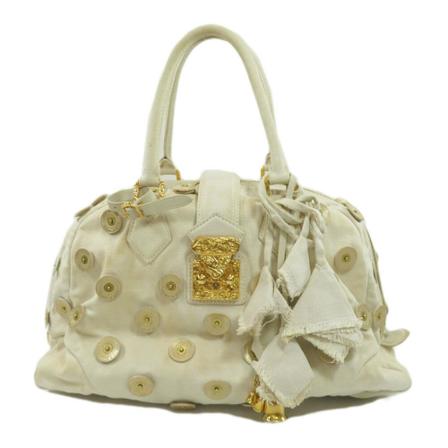 Louis Vuitton Vintage Handbags vit, Dam Vintage Väskor, Dam, Storlek: ONE SIZE