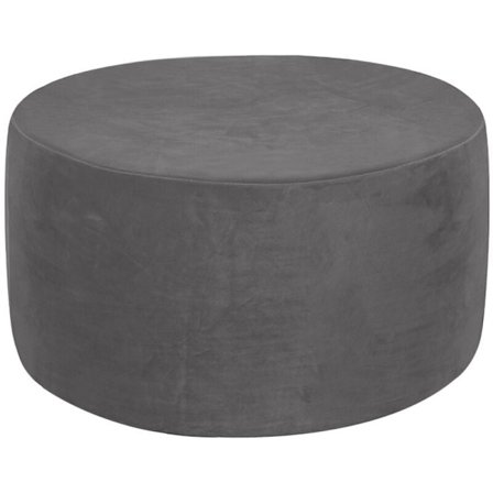 Sammetslen smidig rund fällbar förvaringsöverdrag tvättbart sofföverdrag avtagbart skyddande överdrag (grå, S)