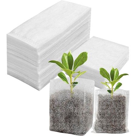 Dww-100stk (1523cm) Planteposer, Spirepose, Biologisk Nedbrydelig Pose, Planteskoleposer, Nedbrydelig Stofplantepose til Spire