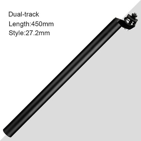 Sadelpind 450mm Cykelsadelpind Egnet Kompatibel med Cykel Mountainbike Racercykel MTB-Perfekt