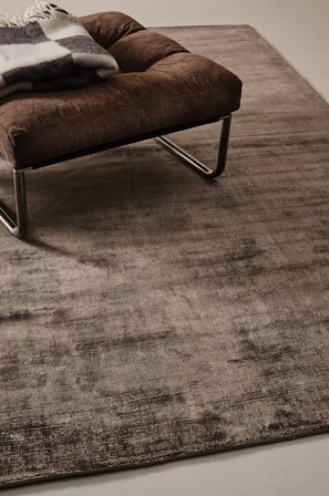 Jotex - Viskoseteppe Bomull/Viskose Mørk grå ANELA - Kjøp Viskosetepper hos Jotex