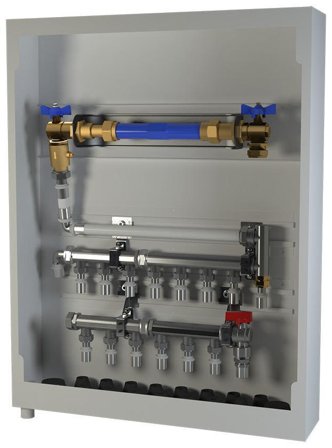 LK Systems 1882305 Vattenmätarskåp 550 x 550 mm Höger, Installation