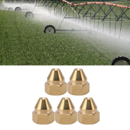 10 stk. Messing tågedyser, korrosionsbestandige, trykbestandige, fine tågedyser til kølesystem, plantevanding, G1/2in hun-gevind