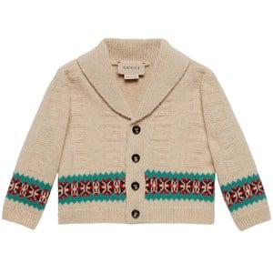 Kids - Gucci Beige Knit Cardigan 24-36 Months - Jumpers and knitwear - 24-36 months - Beige