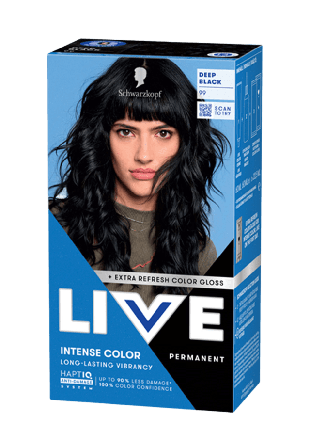 Schwarzkopf LIVE Intense Color Hårfärg Dam Svart ONESIZE