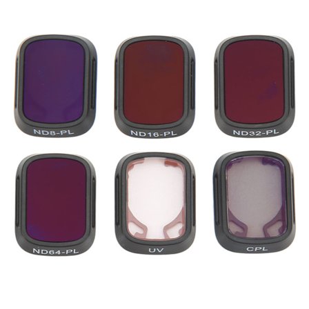 6 kpl dronen kameran linssisuodatinsarja UV CPL ND8PL ND16PL ND32PL ND64PL DJI Mini 3 Prolle