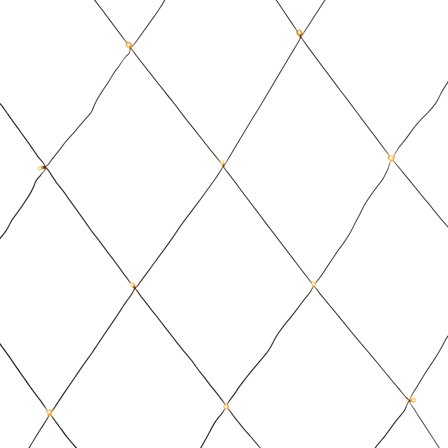 Konstsmide 3751-800 Ljusslinga nät, amber 1.5 m, Belysning