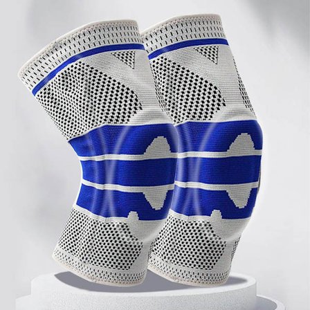 Et par badminton silikone knæpuder