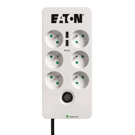 EATON Surge Suppressor / Protector - Skyddslåda - 6 x FR - 2,50 kVA - 230 V AC ingång