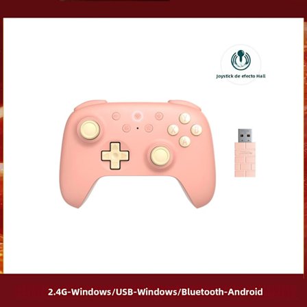 Fersken Grønn 8BitDo Ultimate 2C Trådløs Spillkontroller i Ny Farge for PC Windows 10/11 Android USB Bluetooth SteamOS