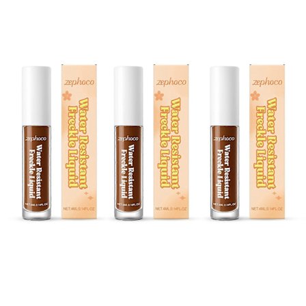 Vedenkestävä tekorusketuskynä - Luonnollinen nestemäinen pisamameikki nopeasti kuivuviin, pitkäkestoisiin tuloksiin naisille ja 