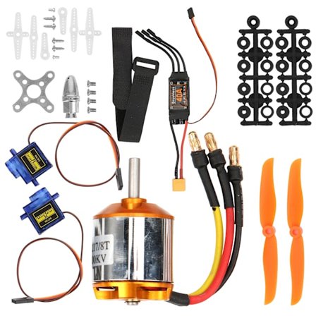 2217 KV1100 Motor 1060 Propel 9G Servo 40A XT60 ESC Kit til Fjernbetjening Helikopter