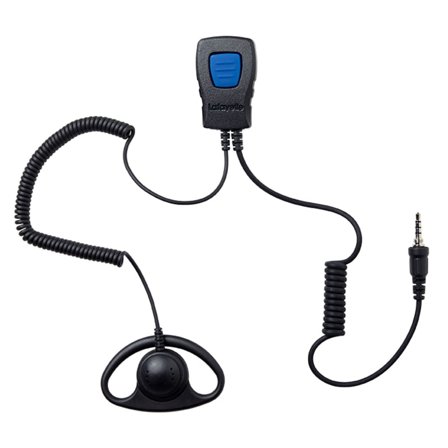 Lafayette Speaker Microphone Earhanger 3,5 mm 4-pol tillbehör jaktradio Black OneSize