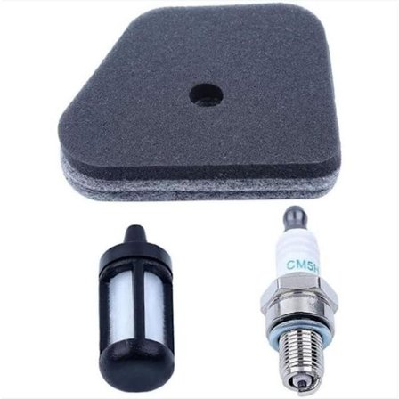 Gressklipper Tenningssett Luftdrivstoffilter Passer Stihl FS87 FS90 FS100 FS110 FS130 Gressmatte Forgassersett 3