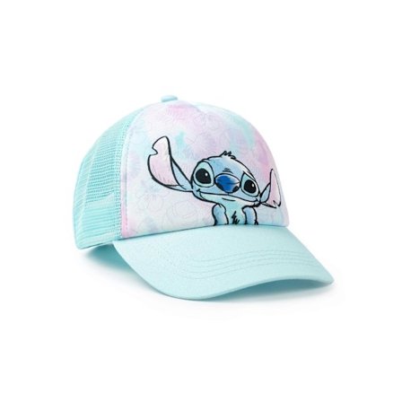 Disney Flickor Justerbar Böjd Skärm Keps Blå Lilo & Stitch - (LGL)