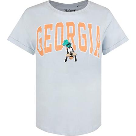 Disney Dam/dam Långben Varsity T-shirt S Himmelsblå