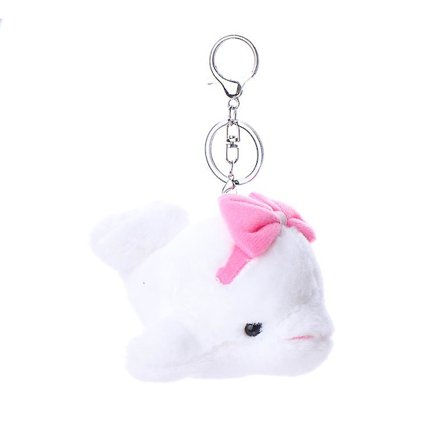 DB Marine Animal Series Nøkkelring Plysjdukke Hval Nøkkelring Ryggsekk Charms Dekor Leke