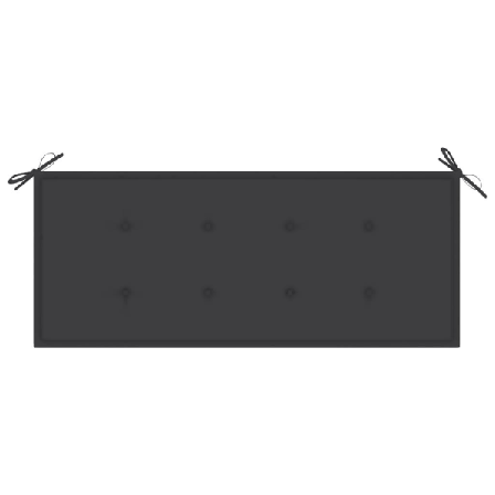 Vidaxl Bänkdyna För Trädgården 120x50x3 Cm Antracit Antracit