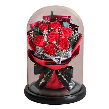 Kvinnors presenter, flickvänner Alla hjärtans dag presenter-rosor förvarade