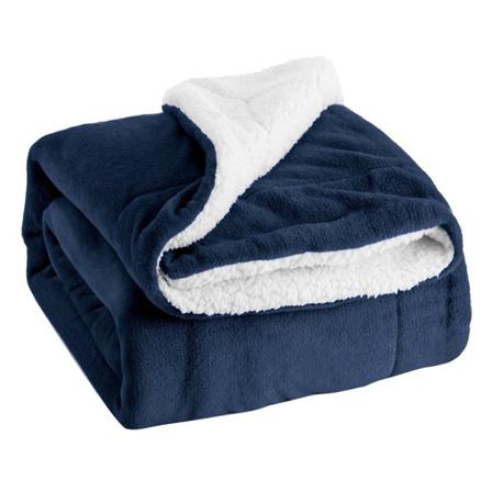 Dubbelsidig Flanell-slängfilt Soffa Soffa Sängfilt