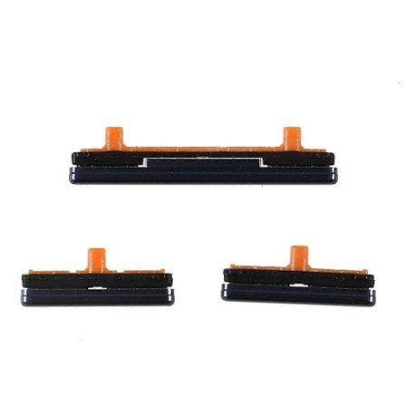 3-pack Kompatibel med Samsung Galaxy S9 G960 S9 Plus G965 OEM Sidoknappar Ström- och Volymknappar Ersättning - Perfekt