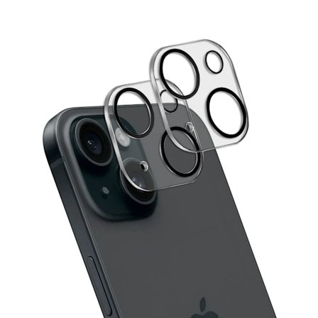 [2-Pack] iPhone 15 Linsskydd I Härdat Glas