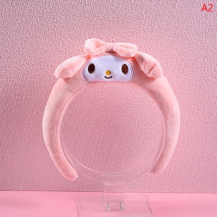 My Melody My Melody Kuromi Kawaii Plys Dukke Ansigtsvask Pandebånd