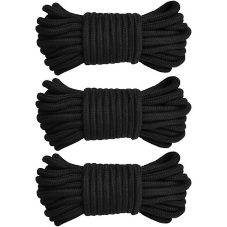 #PCS Bomullsvevd Fortøynings Tau Mykt Strikket Tau, 10m/33ft 8mm Tykk Snord,#