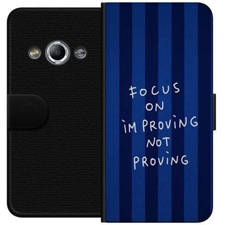 Yhteensopiva Lompakkokotelo Samsung Galaxy Xcover 3 Tule paremmaksi sen sijaan, että yrität todistaa jotain