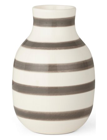 Omaggio Vase H12.5 Cm Varm Grå Grey Kähler