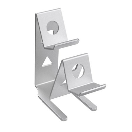 Universell Holder Kontrollerstativ for Mobiltelefon Dobbel Kontroller Metallstativ