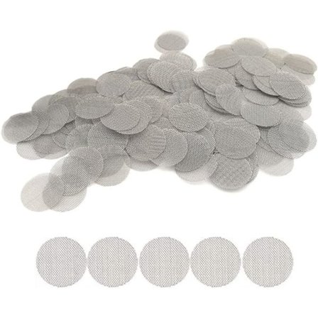 150 x rustfrie stålfiltre til metallrør - fint nett