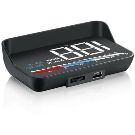 Bil Head Up-skjerm: OBD2 HUD-skjerm og GPS HUD-skjerm, 3,5" Head Up-skjerm, sikkerhetsalarmer