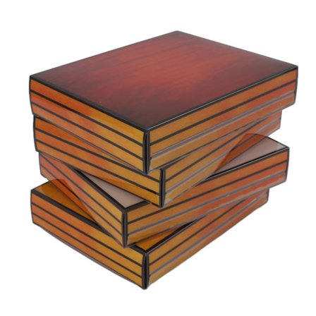 Staplade Böcker Lampa Vintage Sängbord Skrivbord Nattlampa Hemmakontorsdekoration