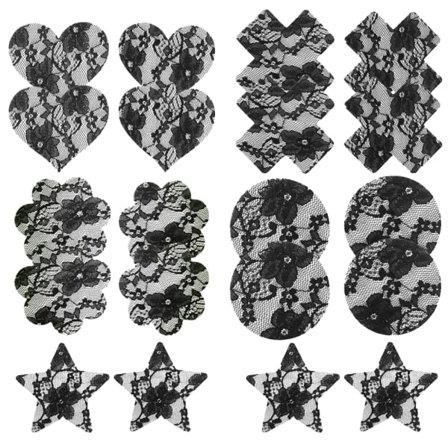 10 par överdrag, självhäftande engångsnippskydd