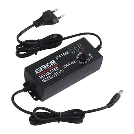 DC3-24V 3A 15W-72W Säädettävä Virtalähde Vaihtosovitin Valomuuntaja 3A Näyttövalolla LED-nauhalle Tulo AC100V-240V