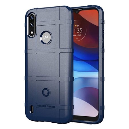 Rugged Shield Motorola Moto E7 Power skal - Blå