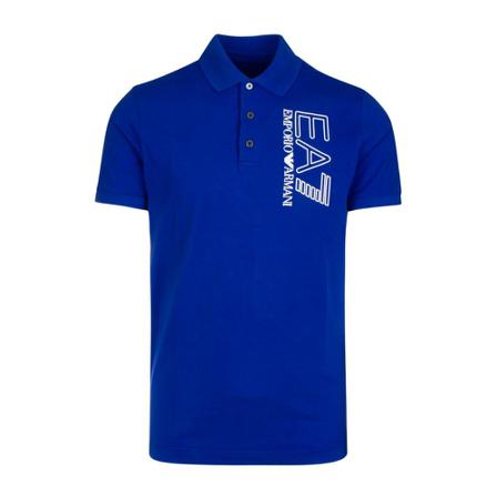 Emporio Armani Ea7, Polo Shirts Blauw, Heren, Maat:L