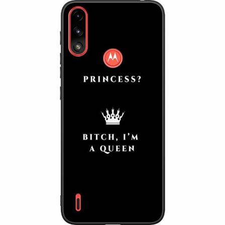 Motorola Moto E7i Power Svart Skal Queen