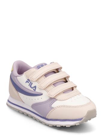 Orbit Velcro Low Kids Lave Sneakers Hvit FILA*Betinget Tilbud