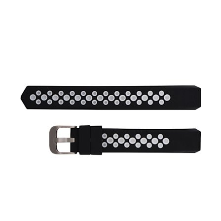 Silikonersättningsband för Fitbit Alta/Fitbit Alta HR Smart Watch Armband Svart och vitt